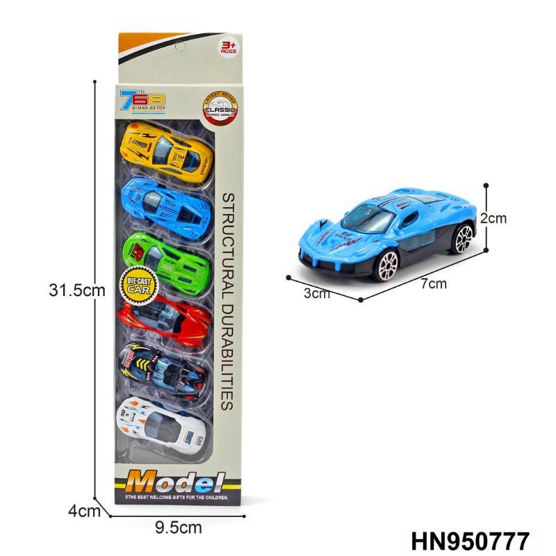 High Speed Car Racing Set | 6 Pcs - BLL - DK - 768C - Planet Junior