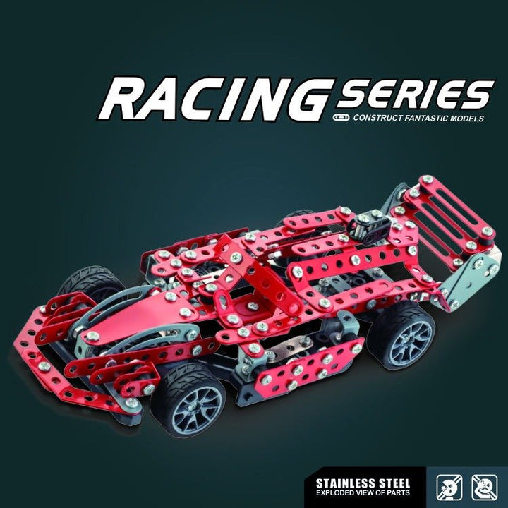 High - Speed Racing Car Metal Model Construction Kit - BLL - BL - 869 - 3 - Planet Junior