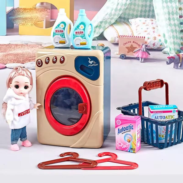 Home Appliance Simulate Laundry Machine with Mini Doll - BLL - GT - 6727A - Planet Junior