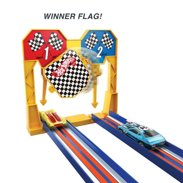 Hot Wheels Action Ultra Hots Wild Drive Drag Race Track Set - HGV65 - Planet Junior