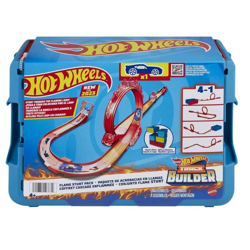 Hot Wheels Track Builder Flame Stunt Pack - HMC04 - Planet Junior