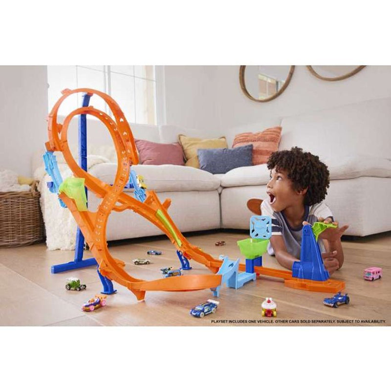 Hot Wheels Vertical-8 Jump Car Track Set - HMB15 - Planet Junior