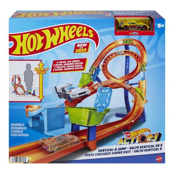 Hot Wheels Vertical-8 Jump Car Track Set - HMB15 - Planet Junior