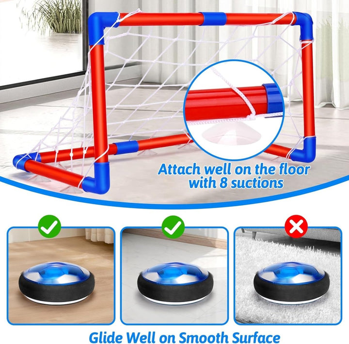 Hover Ball Sports Set – 3 - in - 1 Indoor Football & Hockey Fun - RT-767A - Planet Junior