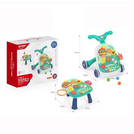 Huanger 2 in 1 Multi Function Walker & Table for Babies - HE0814 - Planet Junior