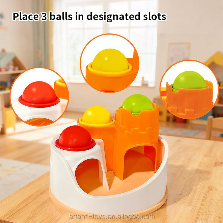 Huanger Castle Pound & Roll Tower – Baby Hammering & Ball Drop Fun - HFT-HE0282 - Planet Junior