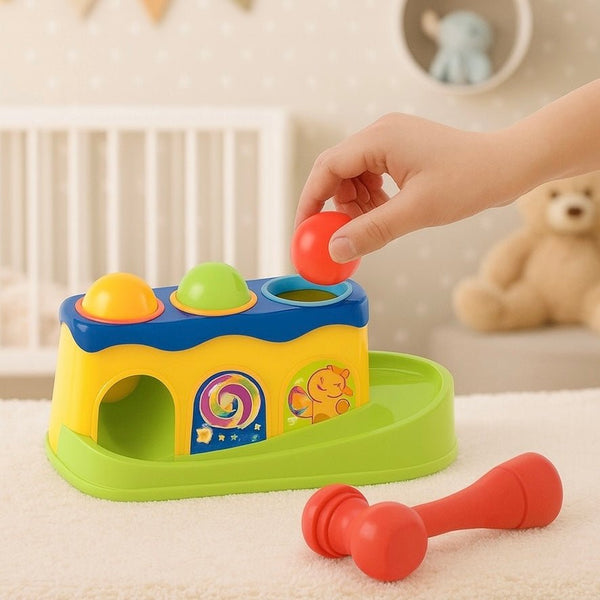 Huanger Hammer & Ball Drop Set– Colorful Pound - and - Play Fun for Toddlers - HFT-HE0290 - Planet Junior