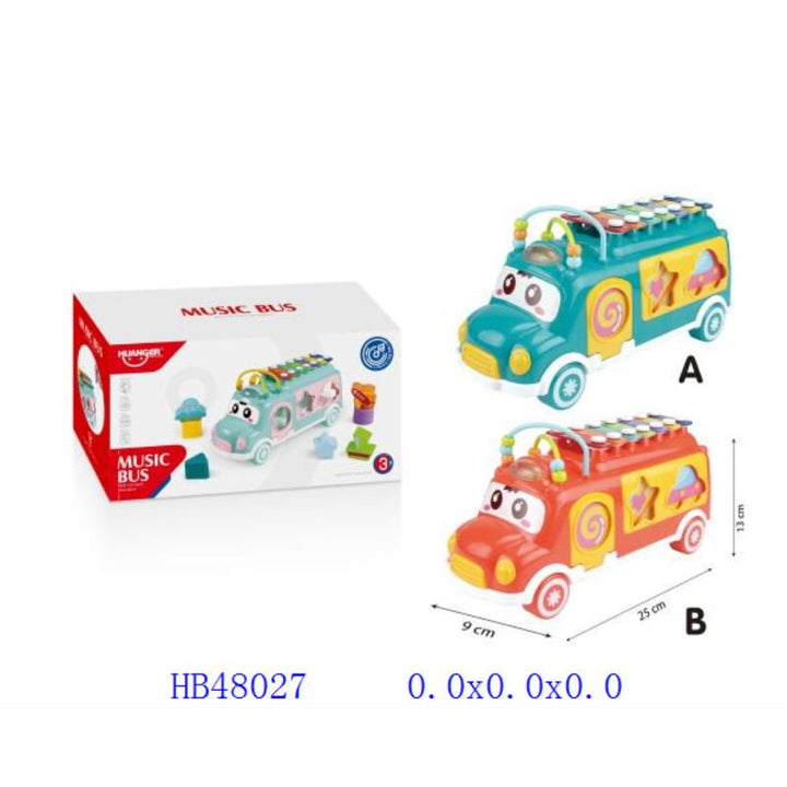 Huanger Music Bus Toy - BLL - MT - 8037HE - Planet Junior