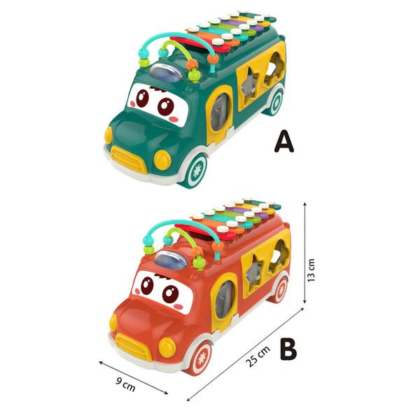 Huanger Music Bus Toy - BLL - MT - 8037HE - Planet Junior