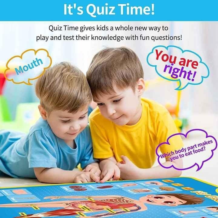 Human Anatomy Talking Poster For Kids Educational Learning - BLL - ET - 03AG - Planet Junior