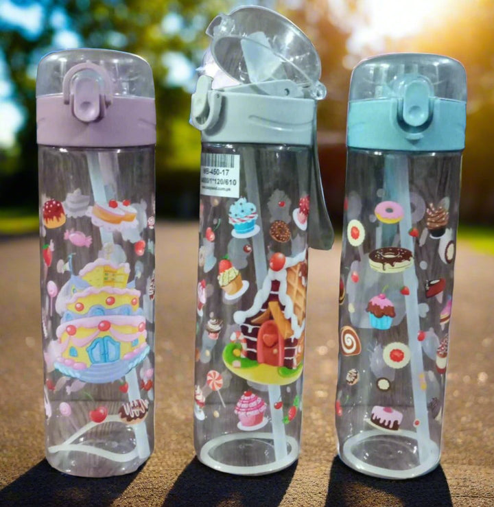 Ice Cream Theme Water Bottle - BLL - WB - 450 - 17 - Planet Junior