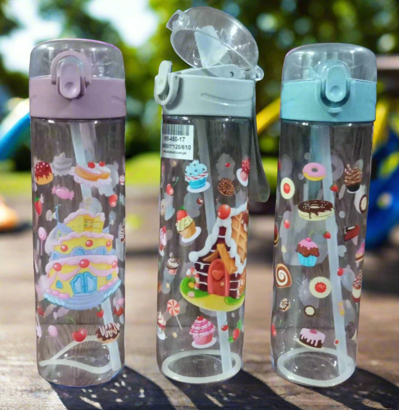 Ice Cream Theme Water Bottle - BLL - WB - 450 - 17 - Planet Junior