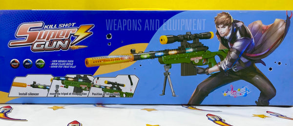 Military Super Action Gun With Sound And Light