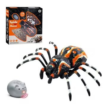 🕷️ Infrared Remote - Controlled Spider Toy – Creepy, Crawly, and Super Cool! - AKT-6024 - Planet Junior