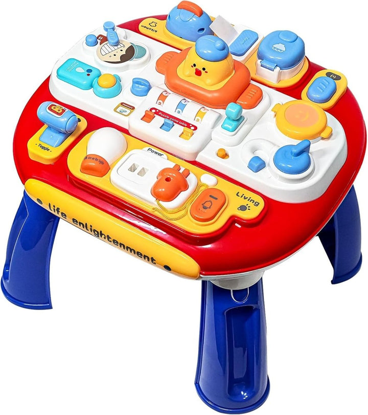 Interactive Baby Activity Musical Learning Table With Lights & Sounds - AKT - CY - 8010B - Planet Junior