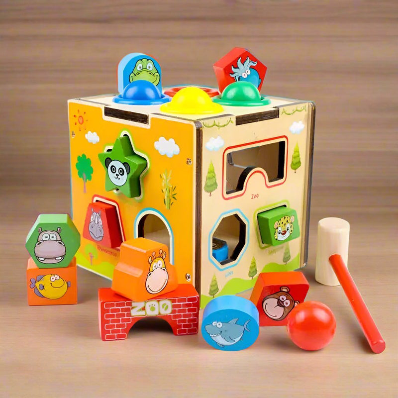 Interactive Baby Shape Sorting Activity Box - BLL - WET - 363 - Planet Junior