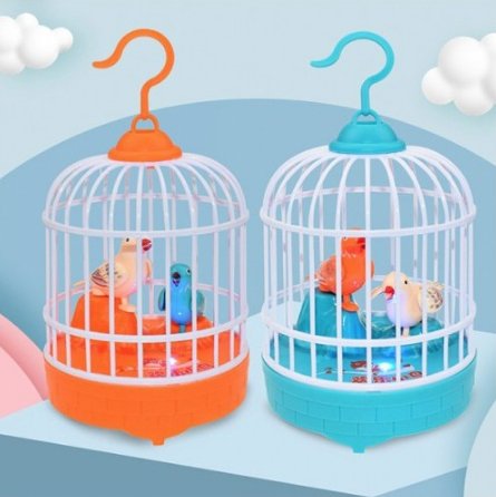 Interactive Bird Cage with Light and Sound - AKT006 - Planet Junior