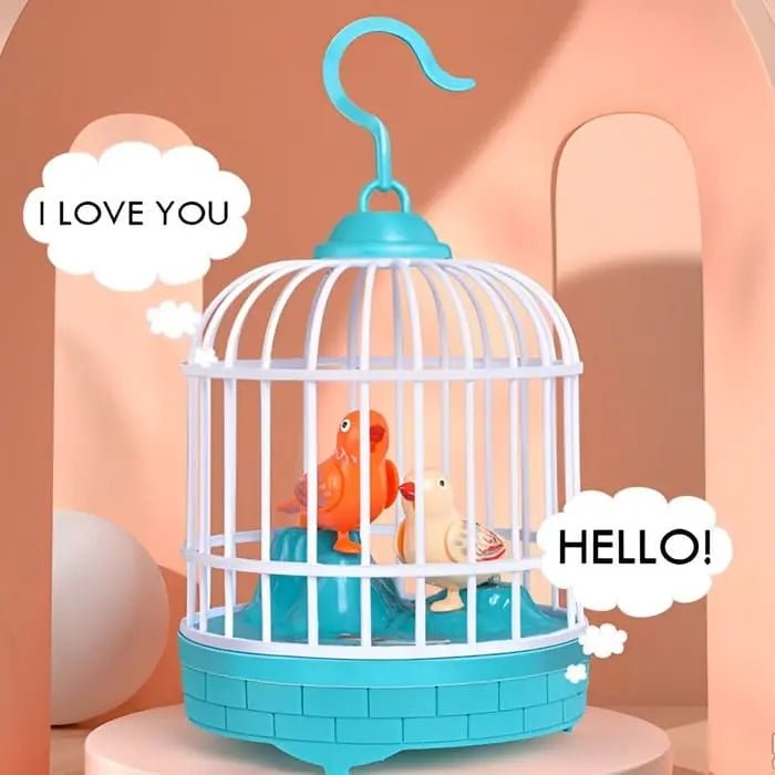 Interactive Bird Cage with Light and Sound - AKT006 - Planet Junior