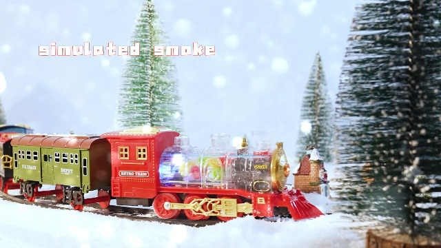 Interactive Large Track Electric Train with Lights, Music & Steam Function - 699 - 72A - Planet Junior