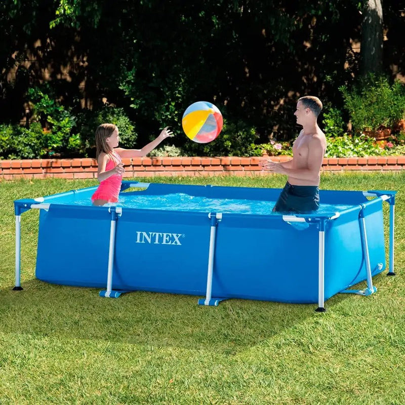 Intex Frame Rectangular Pool For All | 7 Feet+ x 4.5 Feet+ x 1.5 Feet+ - 28270 - Planet Junior