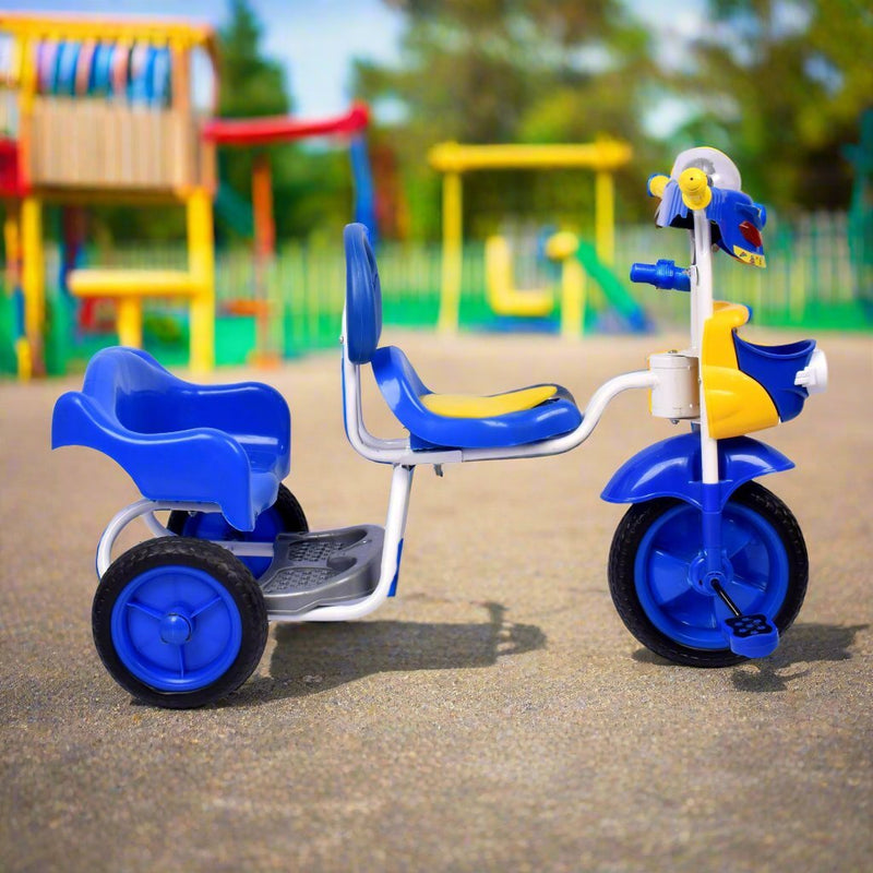 Joy Spin Tricycle Double Seat - BLL - T - 8908A - F - Planet Junior