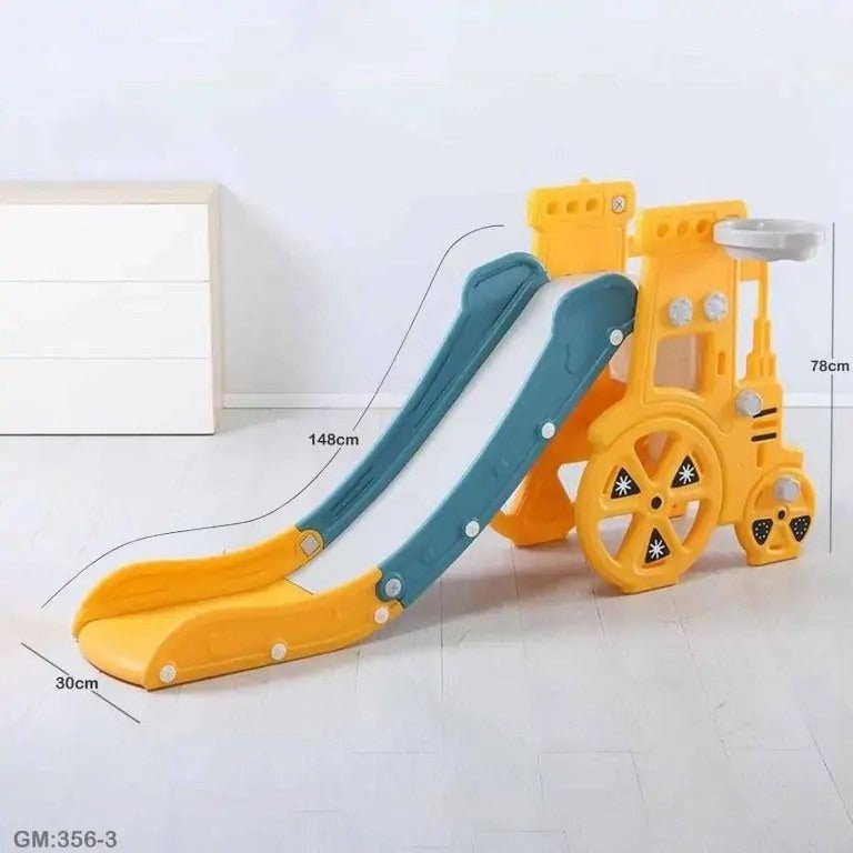 Joyful Kids Slide for Active Healthy Fun | L - 60" W - 15" H - 31" - BLL - SL - 020EDS - Planet Junior