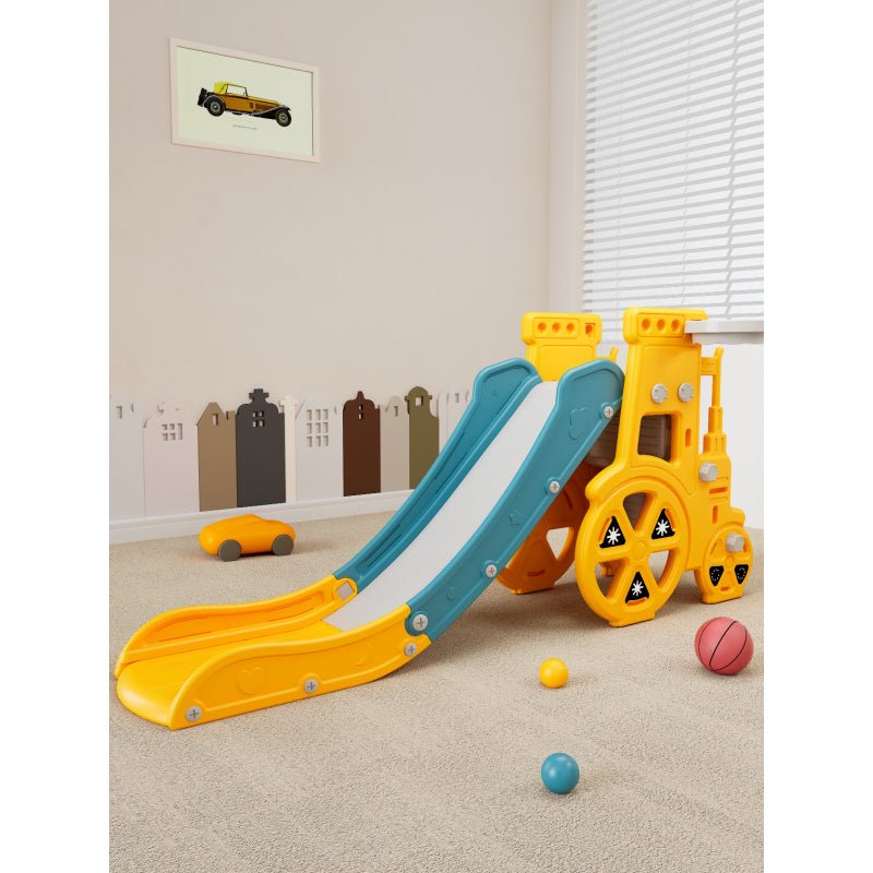 Joyful Kids Slide for Active Healthy Fun | L - 60" W - 15" H - 31" - BLL - SL - 020EDS - Planet Junior