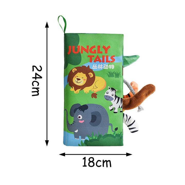 Jungle Friends Crinkle Cloth Book for Babies - PJ - 10 - Planet Junior