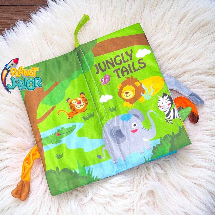 Jungle Friends Crinkle Cloth Book for Babies - PJ - 10 - Planet Junior