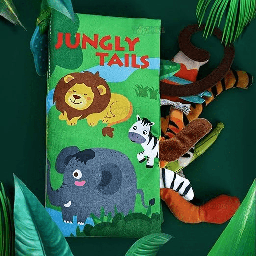 Jungle Friends Crinkle Cloth Book for Babies - PJ - 10 - Planet Junior
