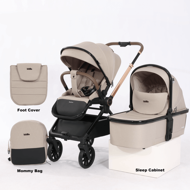 Kidilo All - in - One Stroller and Travel Kit - BLL - S - 900 - 2B1 - Planet Junior