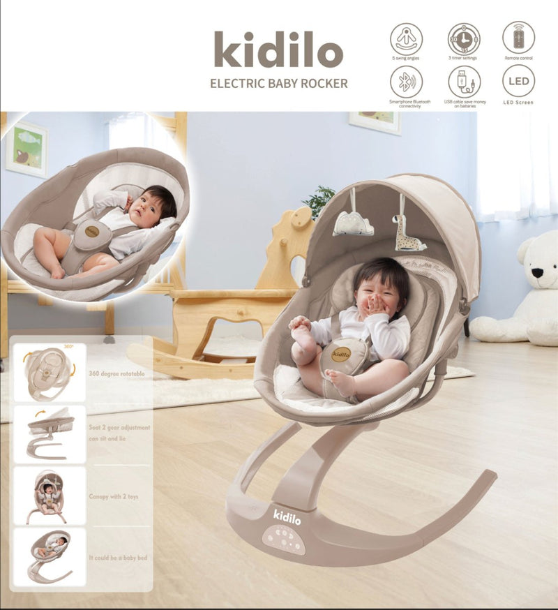 Kidilo Baby Electric Swing - BLL - SWE - 05D - Planet Junior