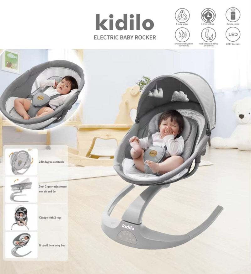 Kidilo Baby Electric Swing - BLL - SWE - 05D - Planet Junior