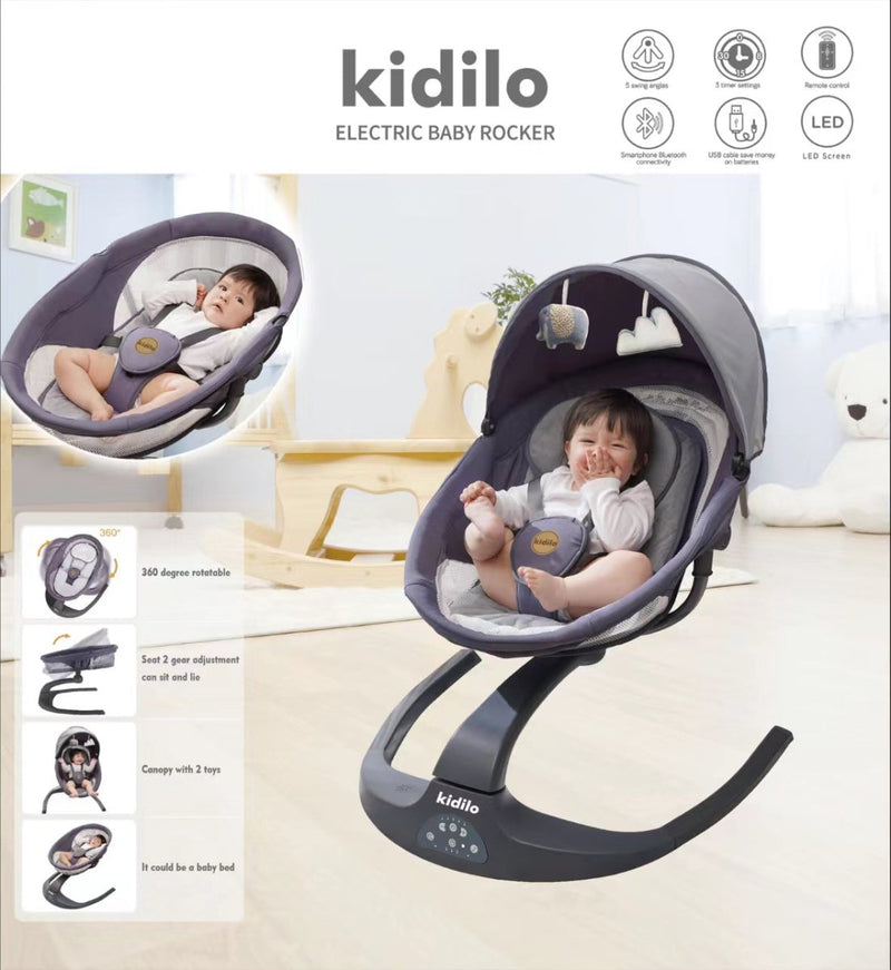 Kidilo Baby Electric Swing - BLL - SWE - 05D - Planet Junior