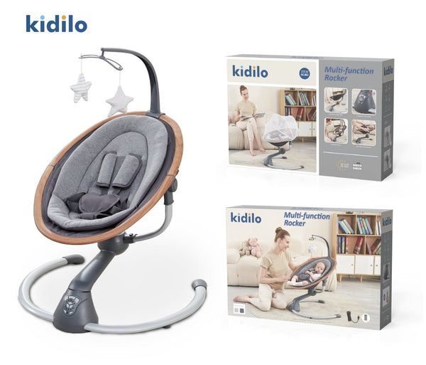 Kidilo Baby Electric Swinger and Rocker - BLL - SWE - 402SG - Planet Junior