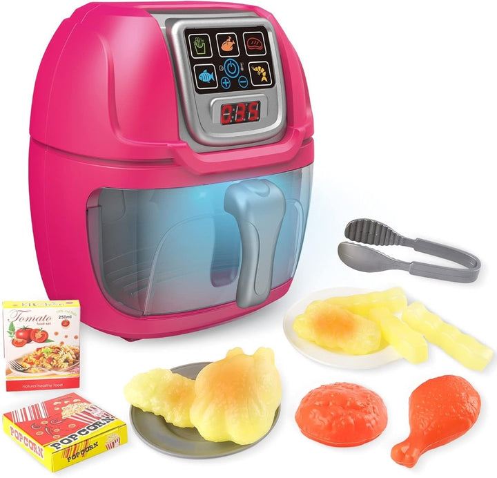 Kids Air Fryer Kitchen Playset with 9 Color - Changing Accessories - ZT - 231 - Planet Junior