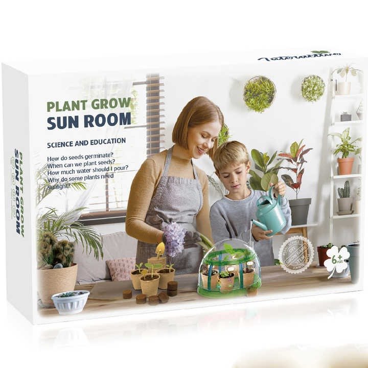 Kids Gardening Set with Complete Greenhouse Plant Growing Science Kit - ZW001Y - Planet Junior