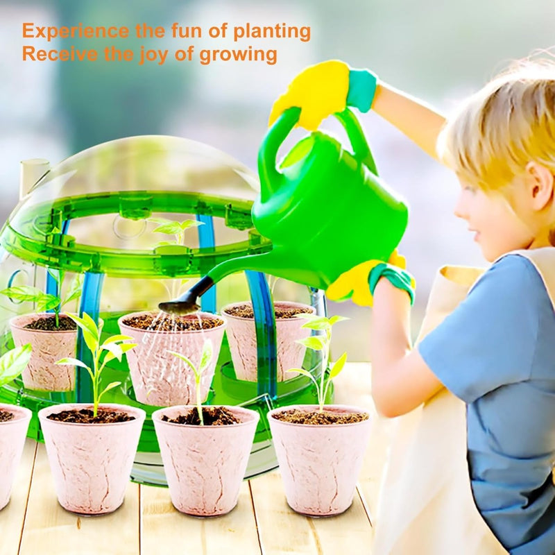 Kids Gardening Set with Complete Greenhouse Plant Growing Science Kit - ZW001Y - Planet Junior