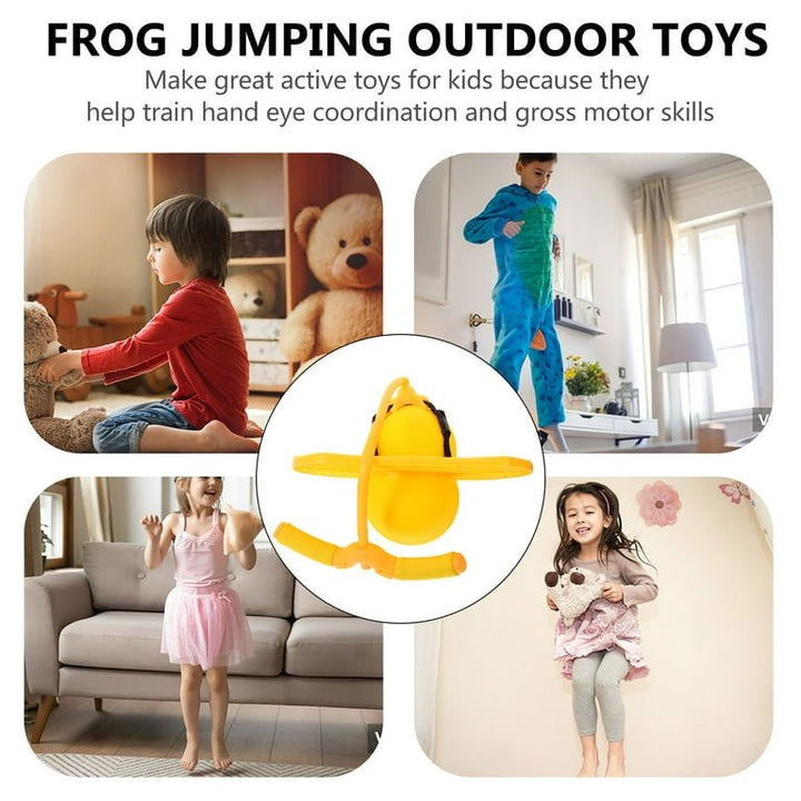 🟡 Kids Jumping Ball with Handle – Bounce, Balance & Have a Blast! - RT - 185 - Planet Junior