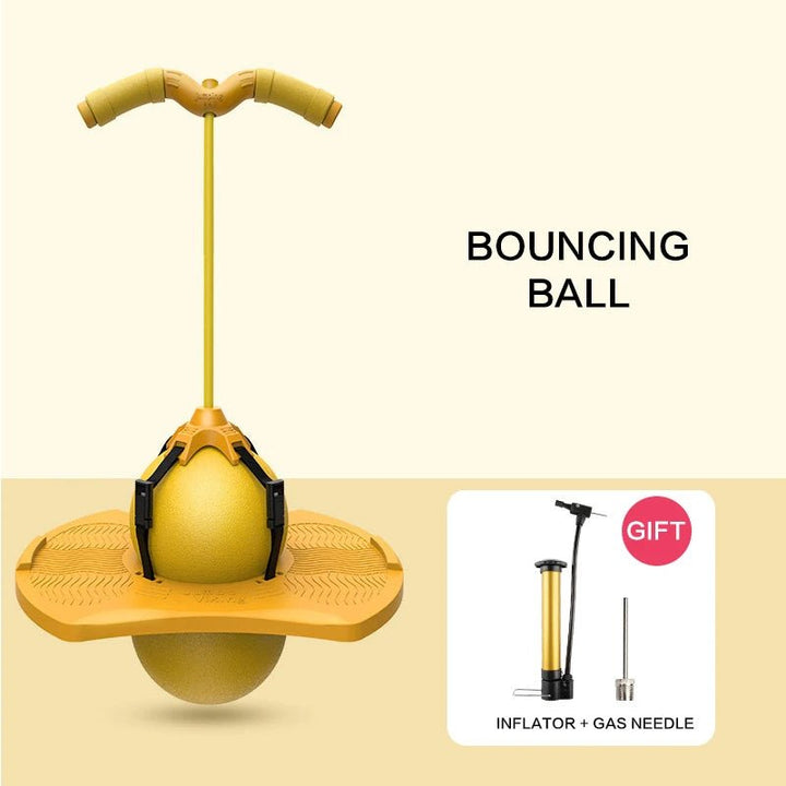 🟡 Kids Jumping Ball with Handle – Bounce, Balance & Have a Blast! - RT - 185 - Planet Junior