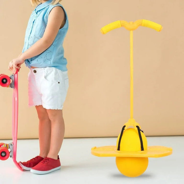 🟡 Kids Jumping Ball with Handle – Bounce, Balance & Have a Blast! - RT - 185 - Planet Junior