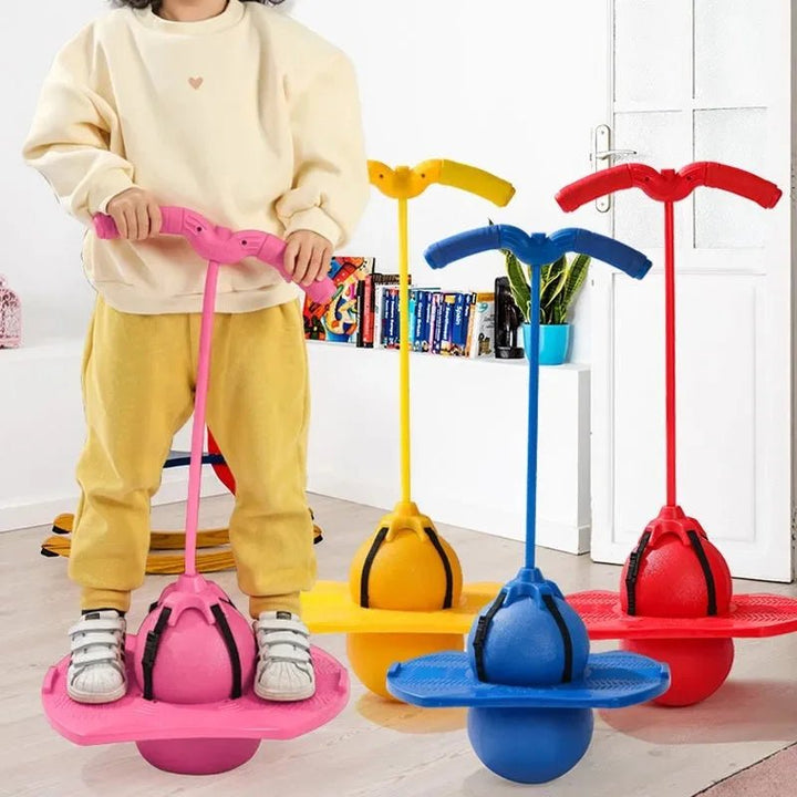 🟡 Kids Jumping Ball with Handle – Bounce, Balance & Have a Blast! - RT - 185 - Planet Junior