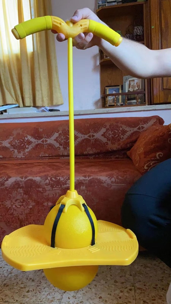 🟡 Kids Jumping Ball with Handle – Bounce, Balance & Have a Blast! - RT - 185 - Planet Junior