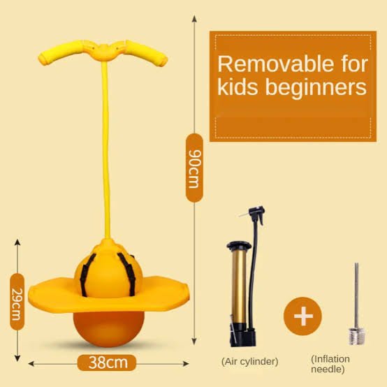 🟡 Kids Jumping Ball with Handle – Bounce, Balance & Have a Blast! - RT - 185 - Planet Junior