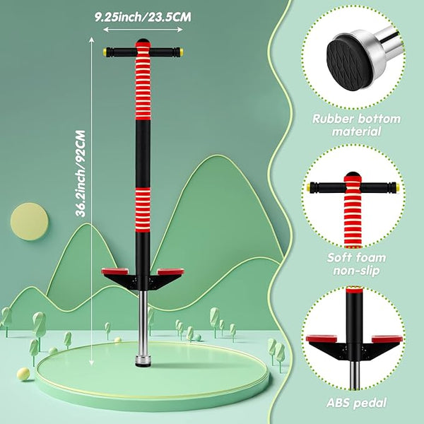 Kids Jumping Pogo Stick With Soft Foam Base for Active Play - BLL - SKT - 0820 - Planet Junior