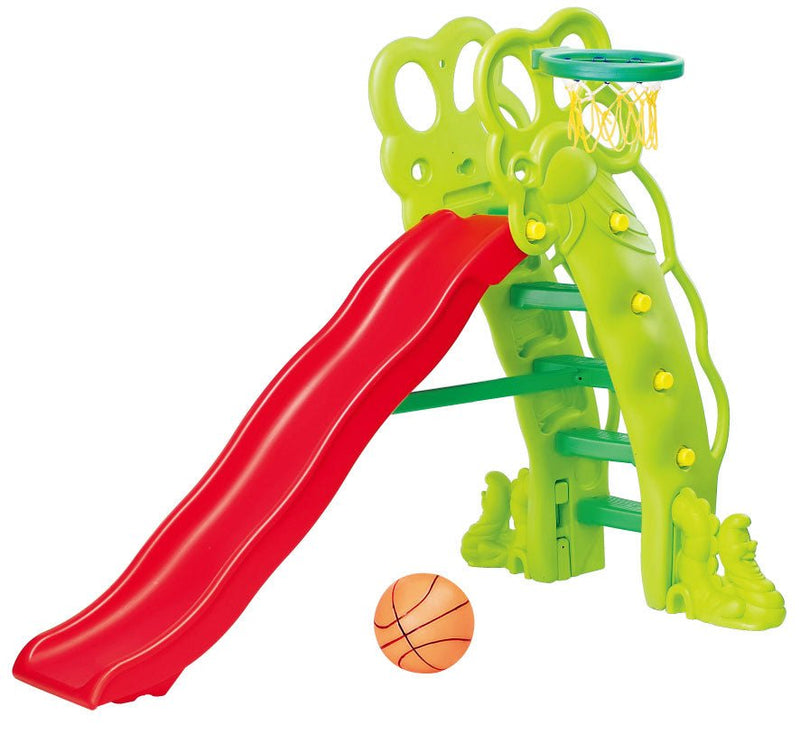 Kids Slide and Basketball Hoop Playset - BLL - SL - 11 - Planet Junior