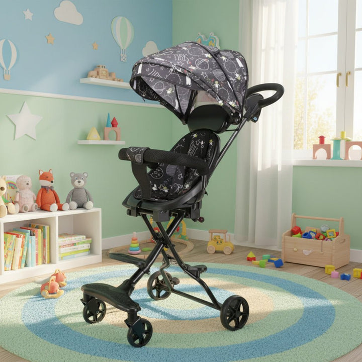 Kids Smart Folding Stroller – Compact, Safe & Travel - Friendly - BLL-SF-1M - Planet Junior