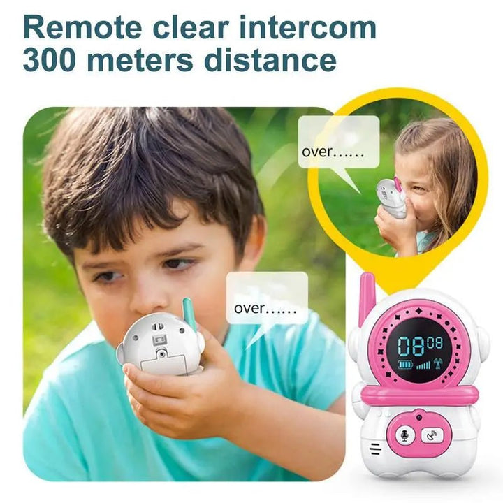 Kids Walkie Talkie Set – Clear Sound, Strong Signal & Cute Design - RT-3676 - Planet Junior
