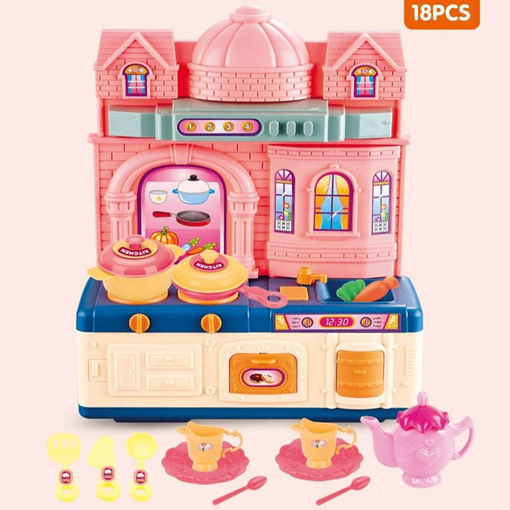 Kitchen Tableware Play Set | 18 Pcs - BLL - GT - 6807A - Planet Junior