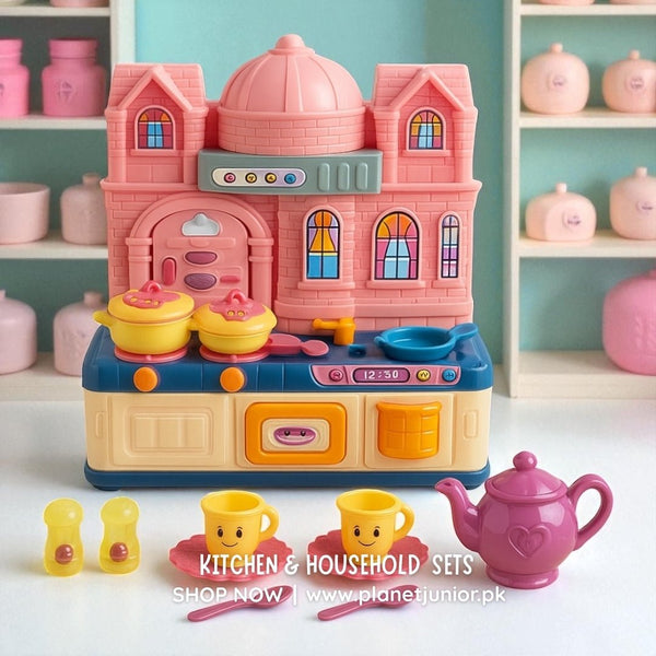 Kitchen Tableware Play Set | 18 Pcs - BLL - GT - 6807A - Planet Junior